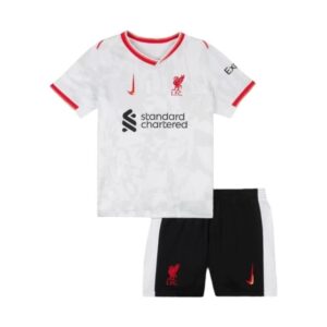 Kit Infantil Liverpool III 24/25 - Nike - Branco